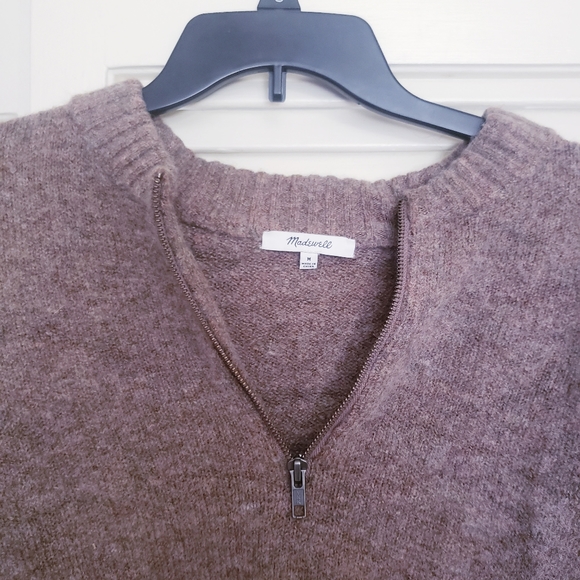 Madewell Quarter Zip Sweater M - Picture 7 of 10